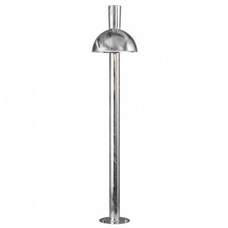 Nordlux Arki Wegeleuchte verzinkt mit kuppelartigem Lampenschirm